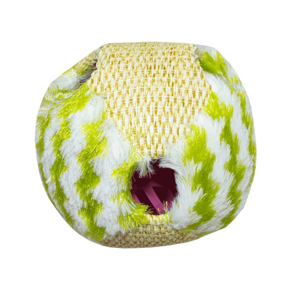 Brinquedo Pelúcia Bola com Guizo Savana - 1