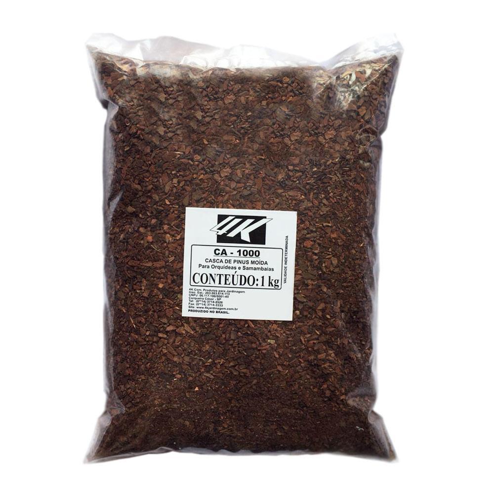 Casca de Pinus para Orquídeas e Samambaias Quatro K - 1
