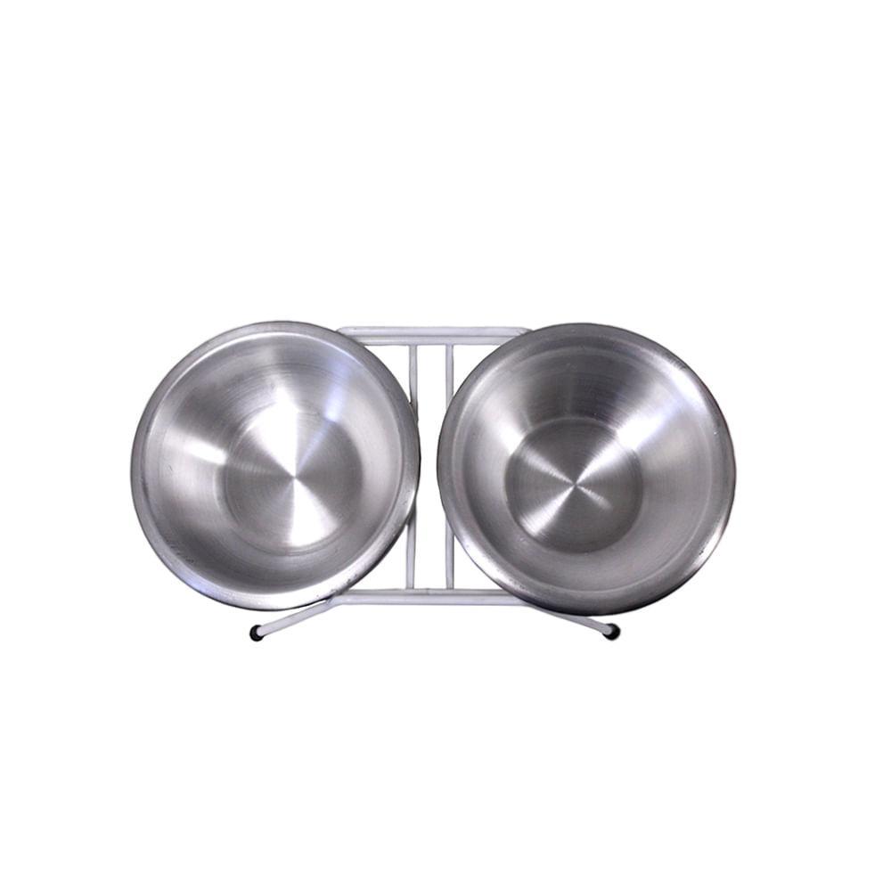 Comedouro Duplo com Suporte Royale - 2