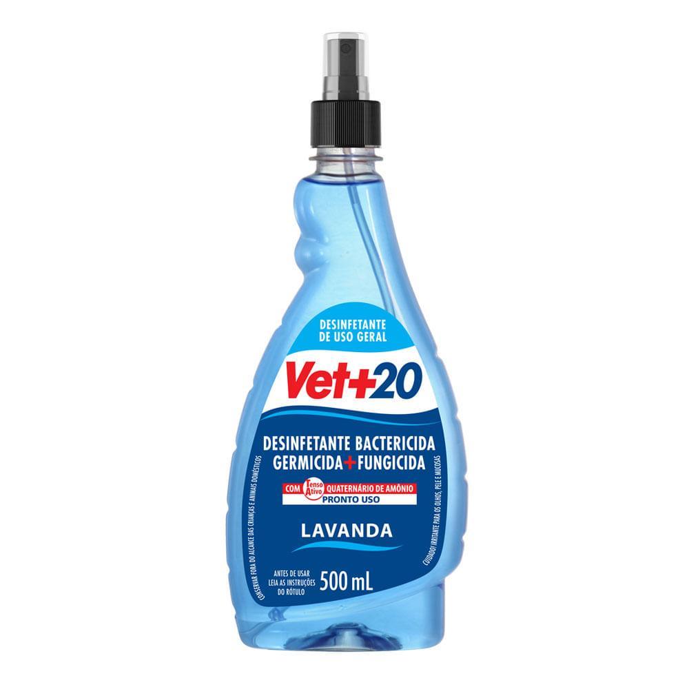 Desinfetante Bactericida Spray Vet+20 Lavanda - 1