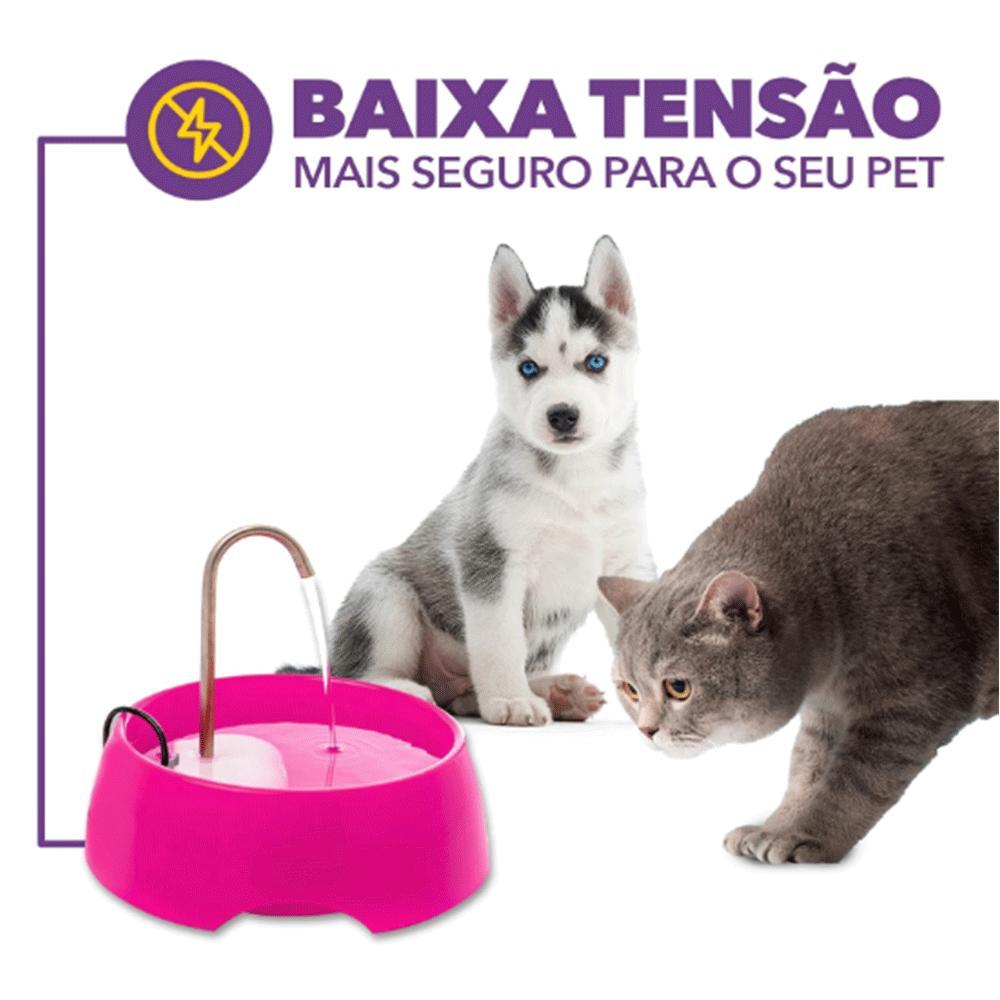 Fonte Bebedouro Aqua Mini Amicus Bivolt Vermelha - 9