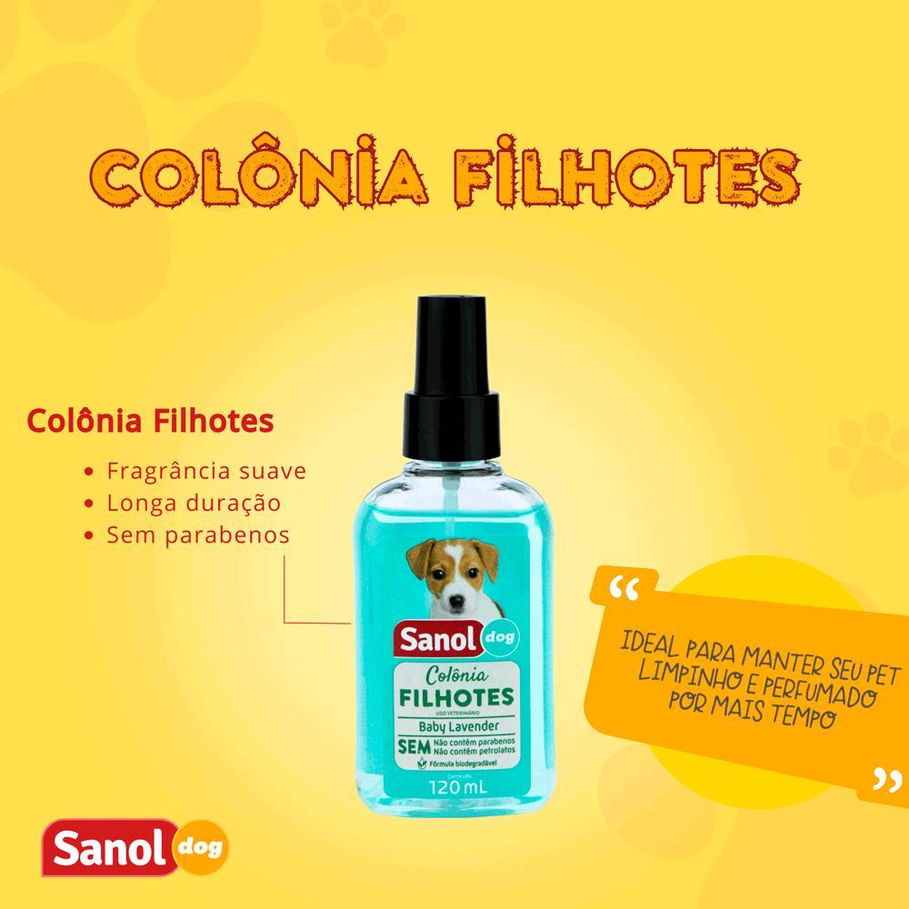 Kit Banho Sanol Dog Shampoo, Condicionador e Colônia - 5