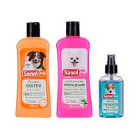 Kit Banho Sanol Dog Shampoo, Condicionador e Colônia - 3