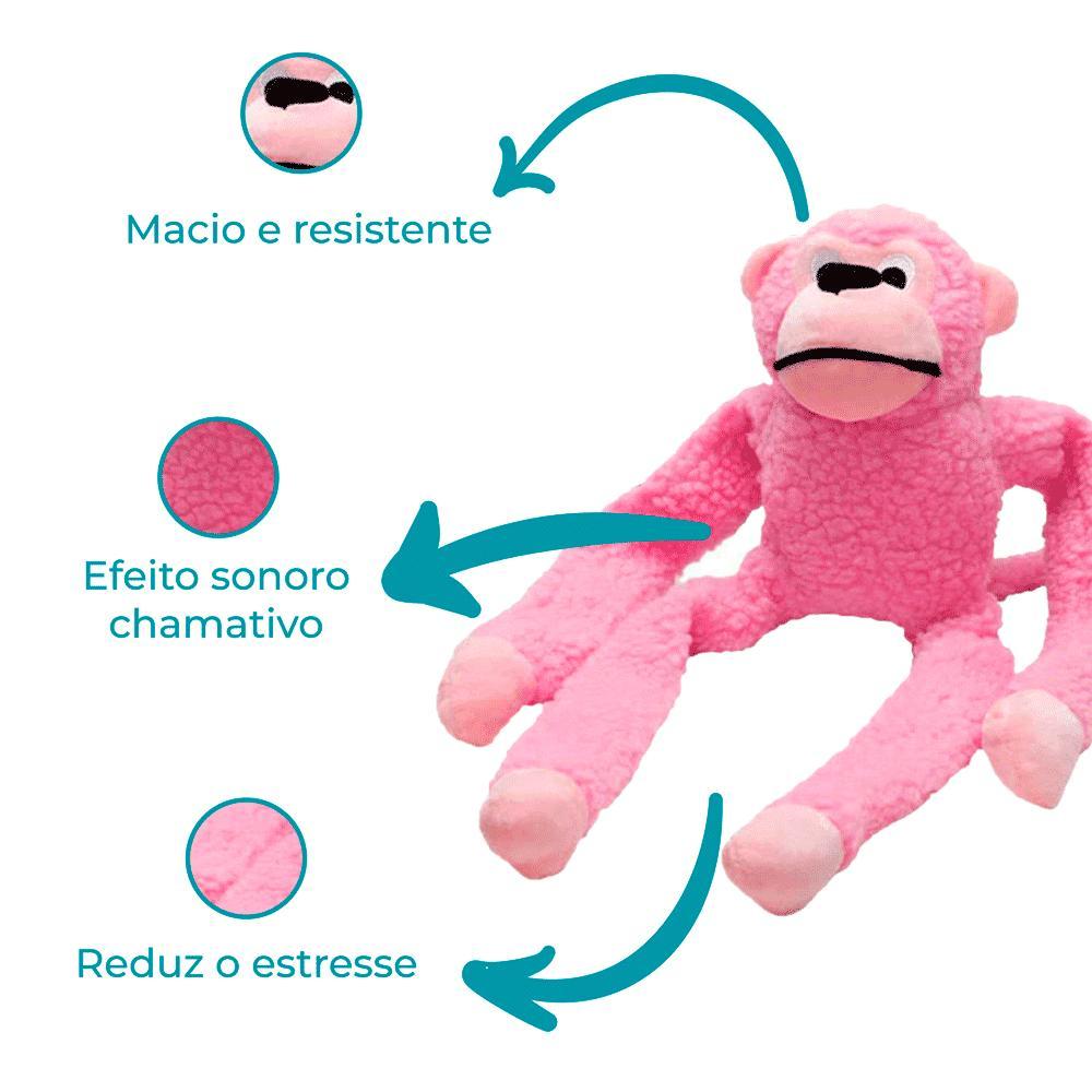 Pelúcia Macaco Limited Jambo Rosa - 2