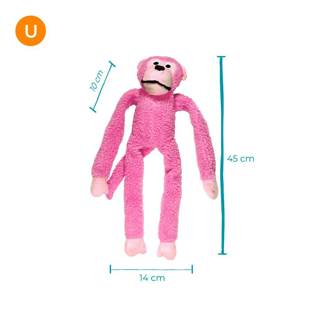 Pelúcia Macaco Limited Jambo Rosa - 3