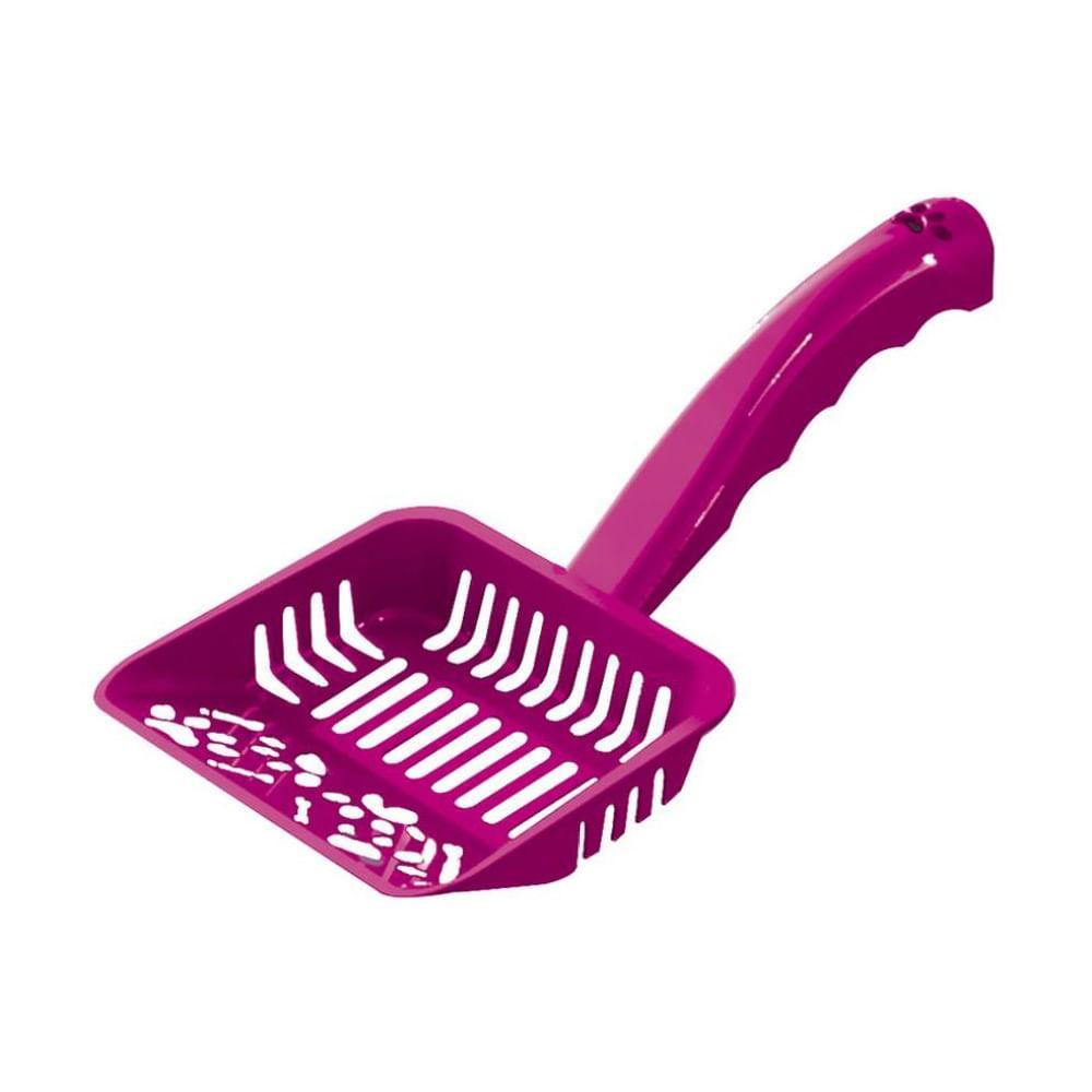 Pá Higiênica Plástica Furacão Pet Rosa - 1