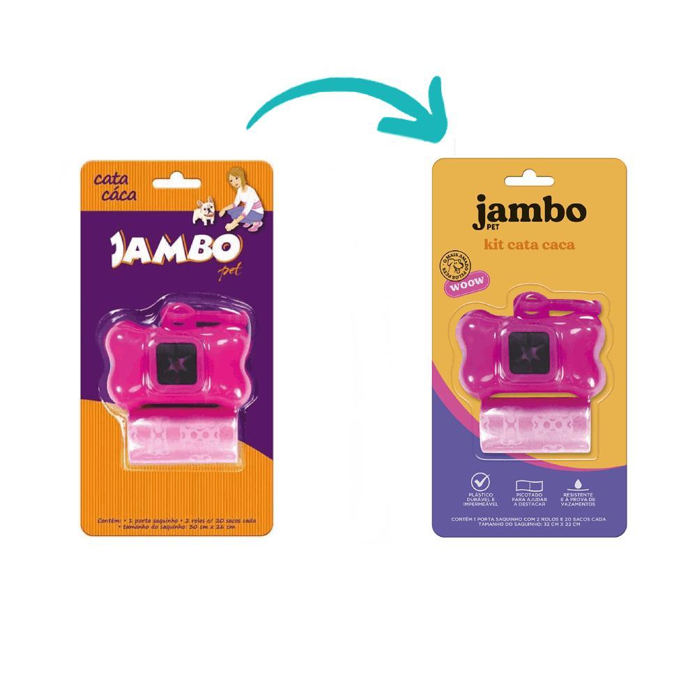 Porta Saquinhos Higiênicos Basic Rosa Jambo - 2