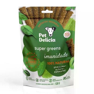 Petisco Pet Delícia Super Greens Sticks Vegetariano