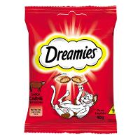 Petisco Dreamies para Gatos Adultos Carne Tentadora - 3