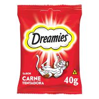Petisco Dreamies para Gatos Adultos Carne Tentadora - 1
