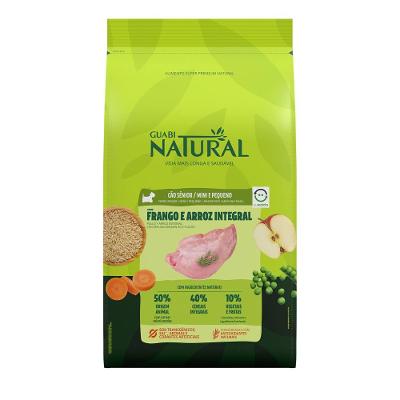 Ração Guabi Natural Cães Sênior Raças Mini e Pequeno Frango e Arroz Integral
