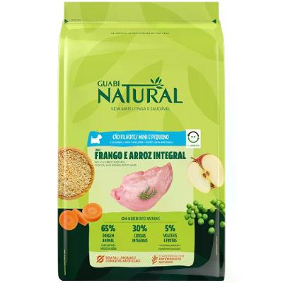 Ração Guabi Natural Cães Filhotes Mini e Pequenas Frango 1kg