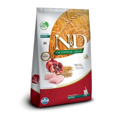 Ração N&amp;D Ancestral Grain Gatos Filhotes Frango