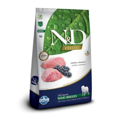 Ração N&amp;D Prime Cães Adultos Maxi Cordeiro
