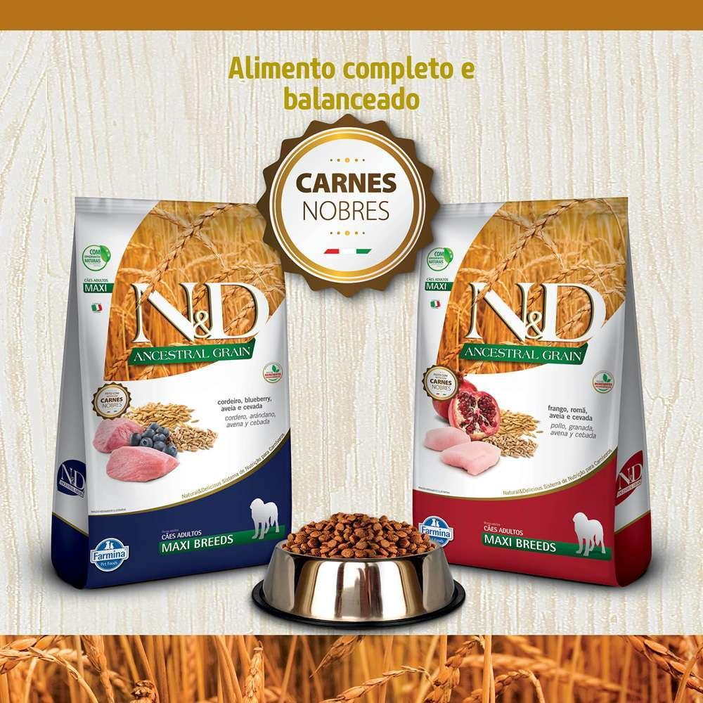 Ração N&amp;D Ancestral Grain Cães Adultos Maxi Frango - 7