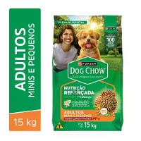 Ração Dog Chow Cães Adultos Minis e Pequenos Carne, Frango e Arroz