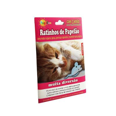 Ratinhos de Papelão PetPira 4 unidades