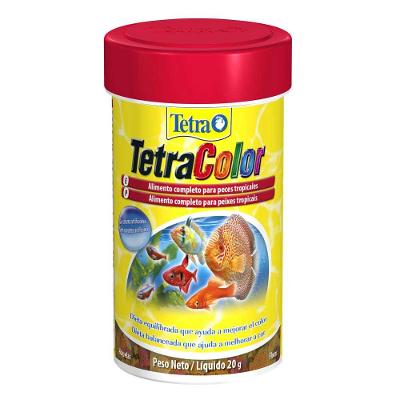 Ração Tetra Color para Peixes Tropicais Tetra