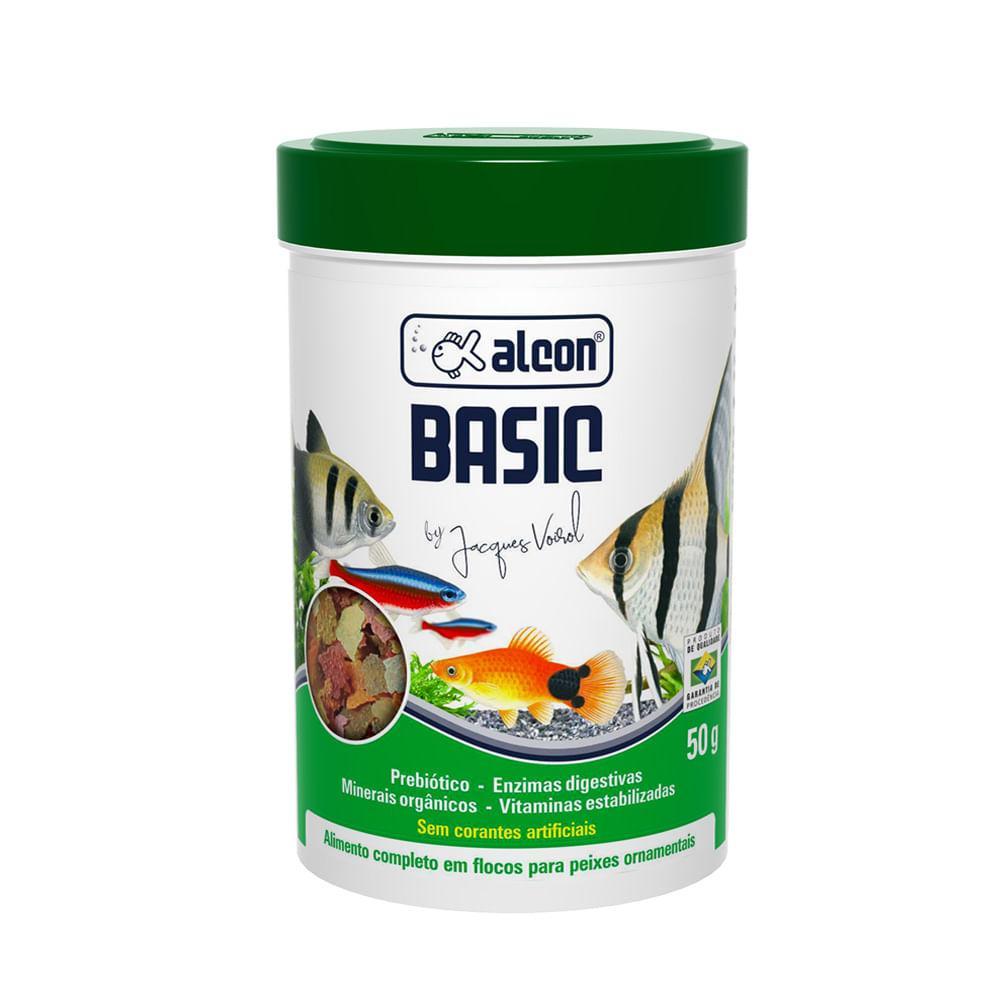 Ração em Flocos para Peixes Basic Alcon - 2