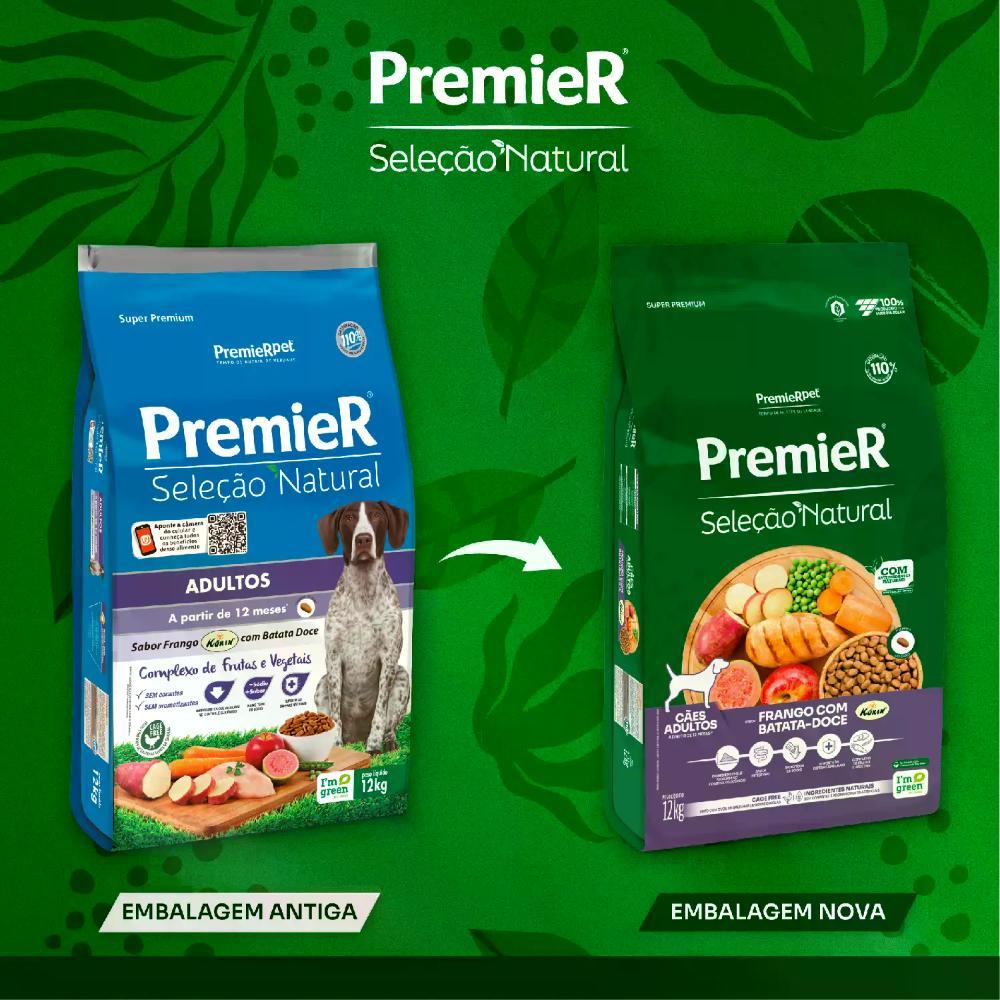 Ração Premier Seleção Natural Cães Adultos Frango com Batata Doce - 5