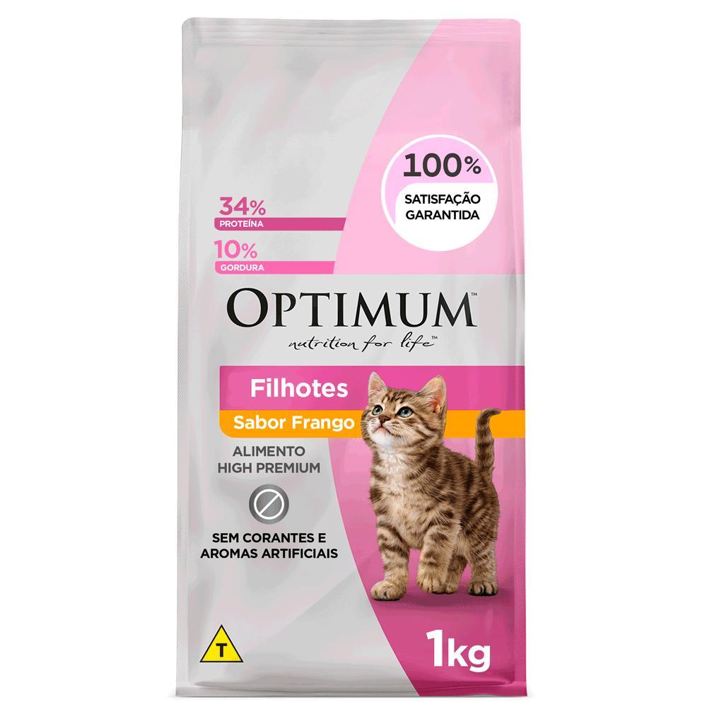 Ração Optimum para Gatos Filhotes Frango - 1