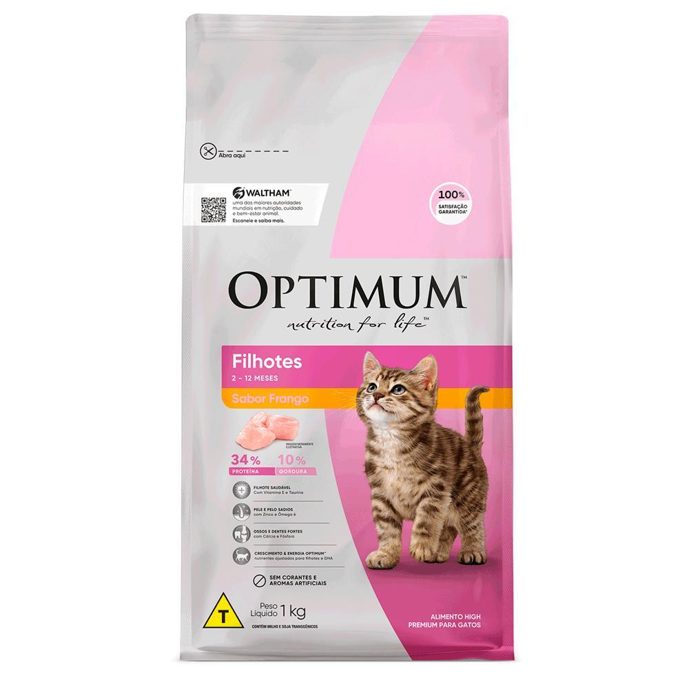 Ração Optimum para Gatos Filhotes Frango - 2