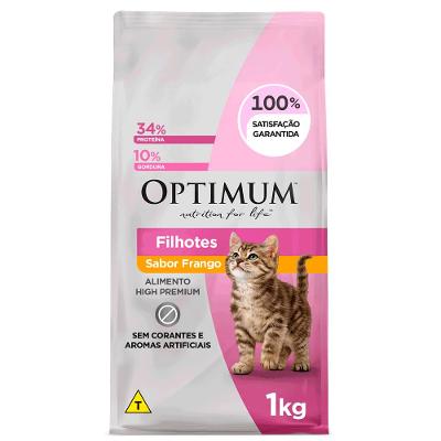 Ração Optimum para Gatos Filhotes Frango