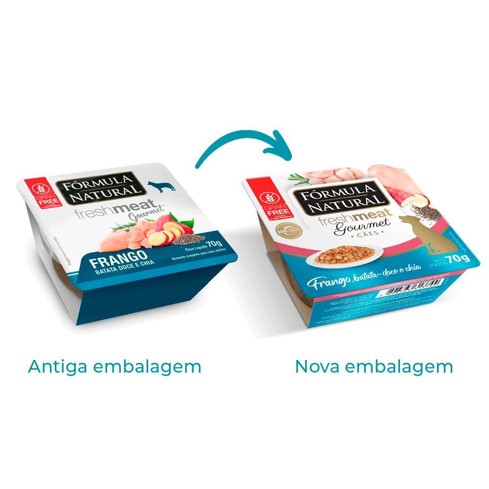 Ração Úmida Fórmula Natural Fresh Meat Gourmet Cães Adultos Frango, Batata Doce e Chia - 2