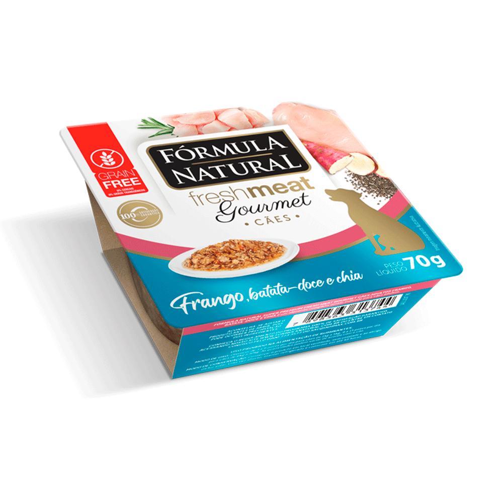 Ração Úmida Fórmula Natural Fresh Meat Gourmet Cães Adultos Frango, Batata Doce e Chia - 4