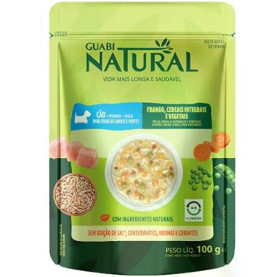 Ração Úmida Guabi Natural Cães Adultos Frango e Cereais