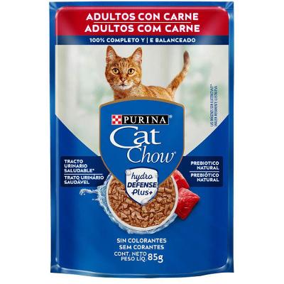 Ração Úmida Cat Chow Adultos Carne