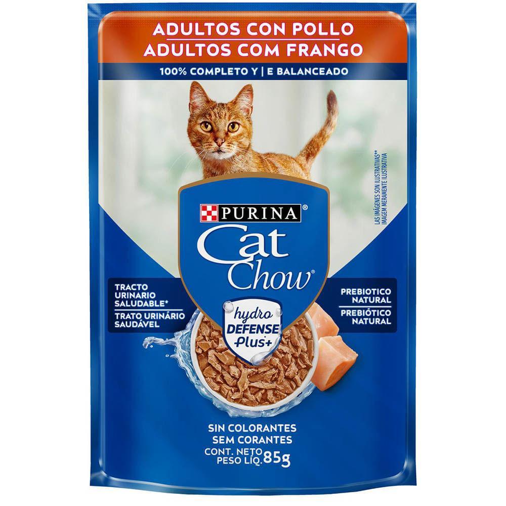 Ração Úmida Cat Chow Adultos Frango - 1
