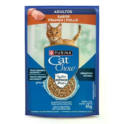 Ração Úmida Cat Chow Adultos Frango 85g