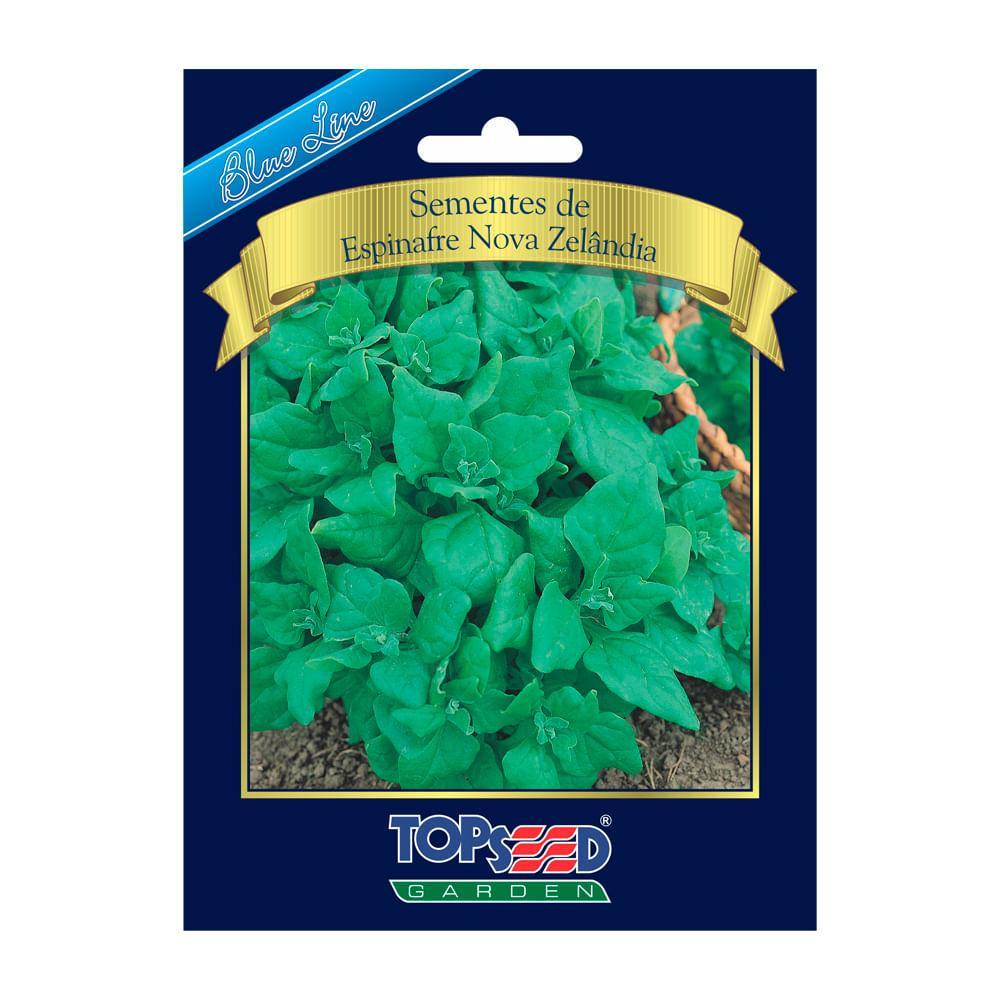 Sementes de Espinafre Nova Zelândia Blue Line Topseed Garden - 1