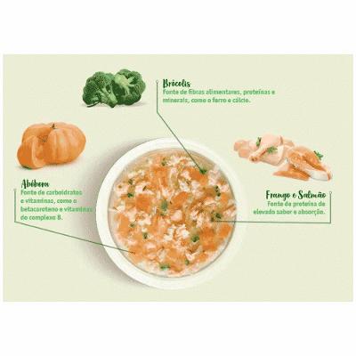 Ração Úmida Guabi Natural Grain Free Cães Adultos Salmão Frango e Vegetais