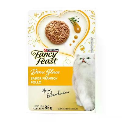 Ração Úmida Fancy Feast Demi Glace Frango