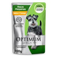 Ração Úmida Optimum Sachê para Cães Adultos Raças Pequenas e Minis Frango - 2