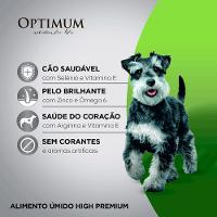 Ração Úmida Optimum Sachê para Cães Adultos Raças Pequenas e Minis Frango - 5