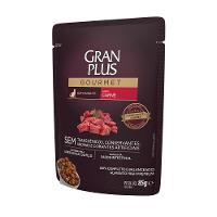 Ração Úmida GranPlus Gourmet Gatos Adultos Carne - 2