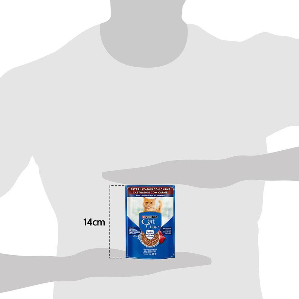Ração Úmida Cat Chow Castrados Carne - 6