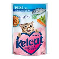 Ração Úmida Kelcat Peixe com Ervilha e Cenoura - 2