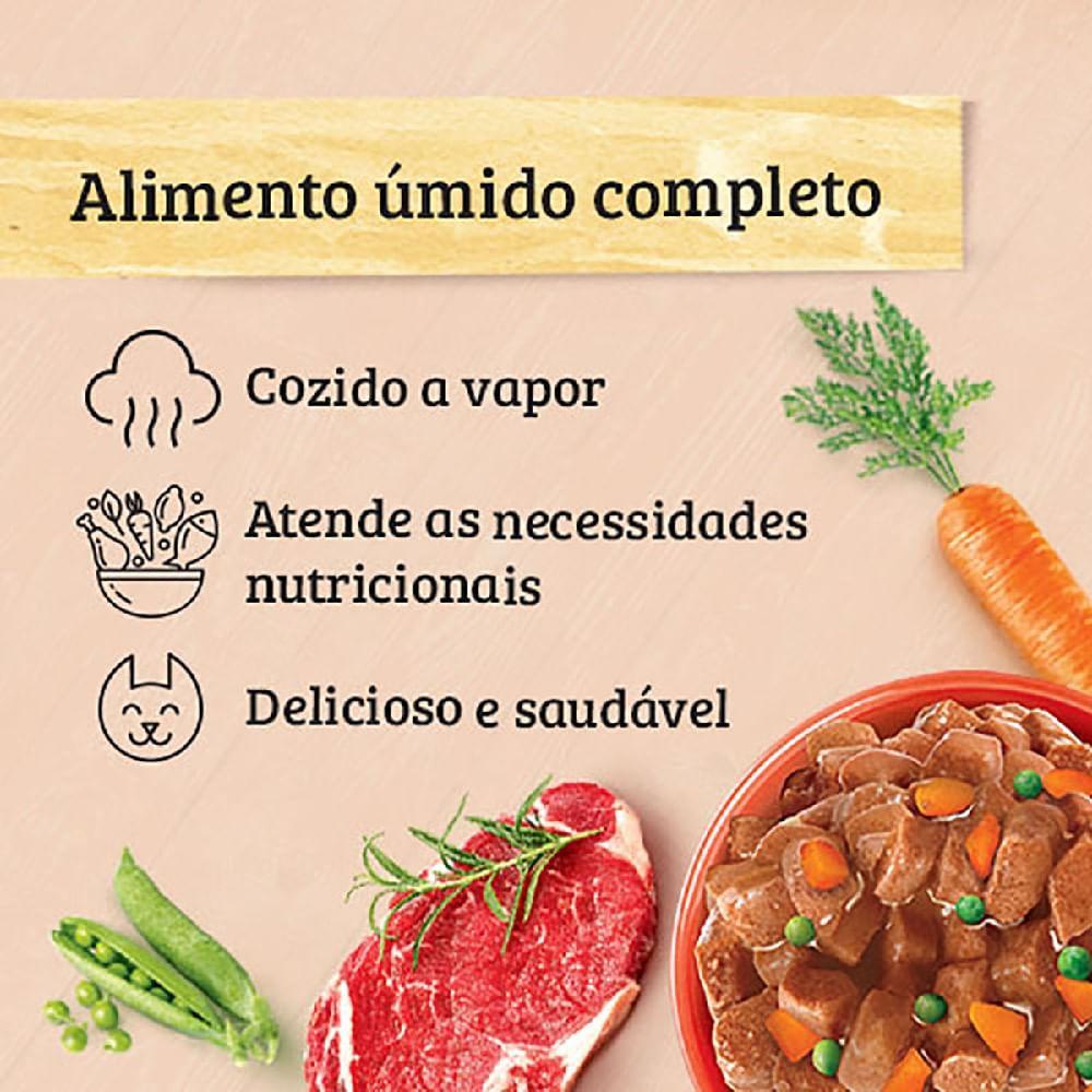 Ração Úmida Kelcat Carne com Ervilha e Cenoura - 7