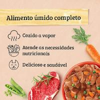 Ração Úmida Kelcat Carne com Ervilha e Cenoura - 7