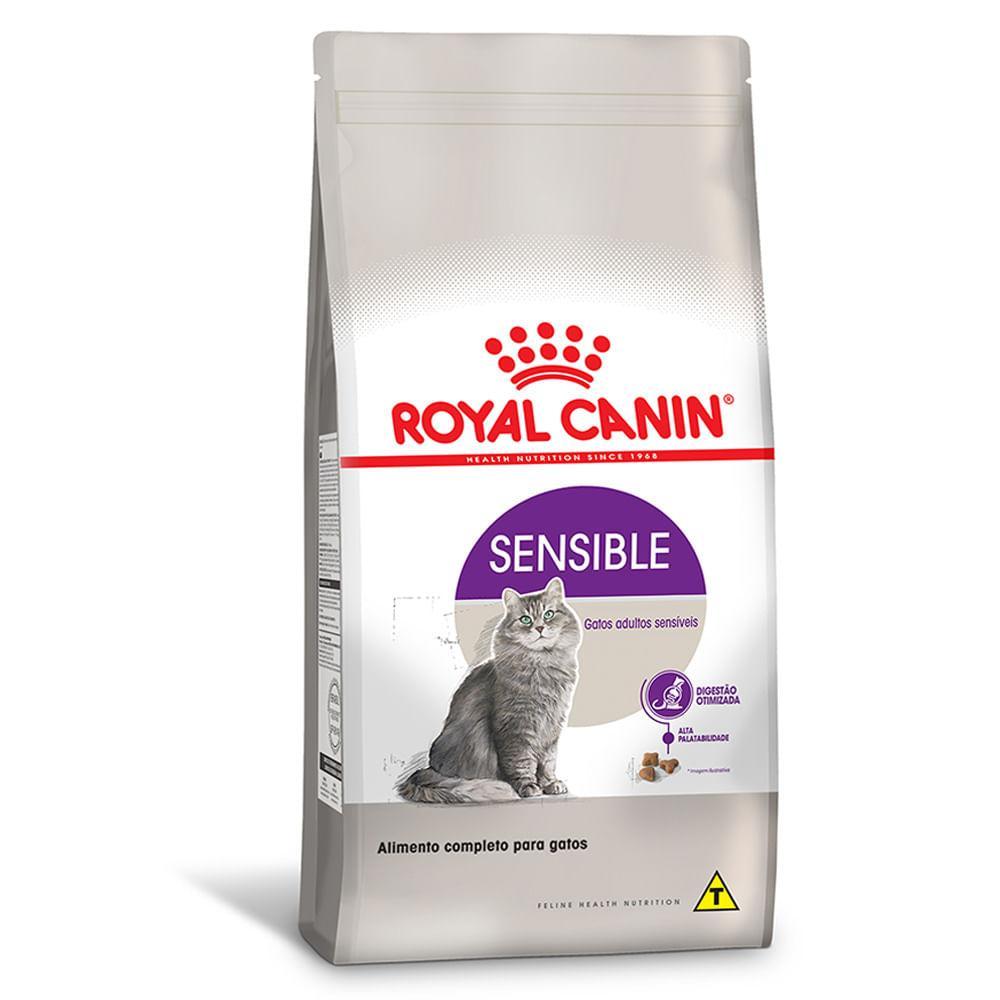 Ração Royal Canin Sensible Gatos Adultos - 1