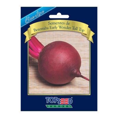 Sementes de Beterraba Early Wonder Tall Blue Line Topseed Garden