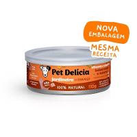 Ração Úmida Pet Delícia Cães Jardineira de Frango 110g - 1