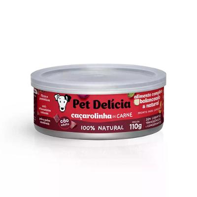 Ração Úmida Pet Delícia Cães Caçarolinha de Carne