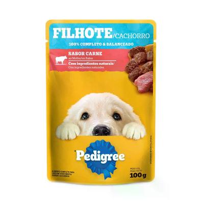 Ração Úmida Pedigree Sachê Cães Filhotes Carne ao Molho