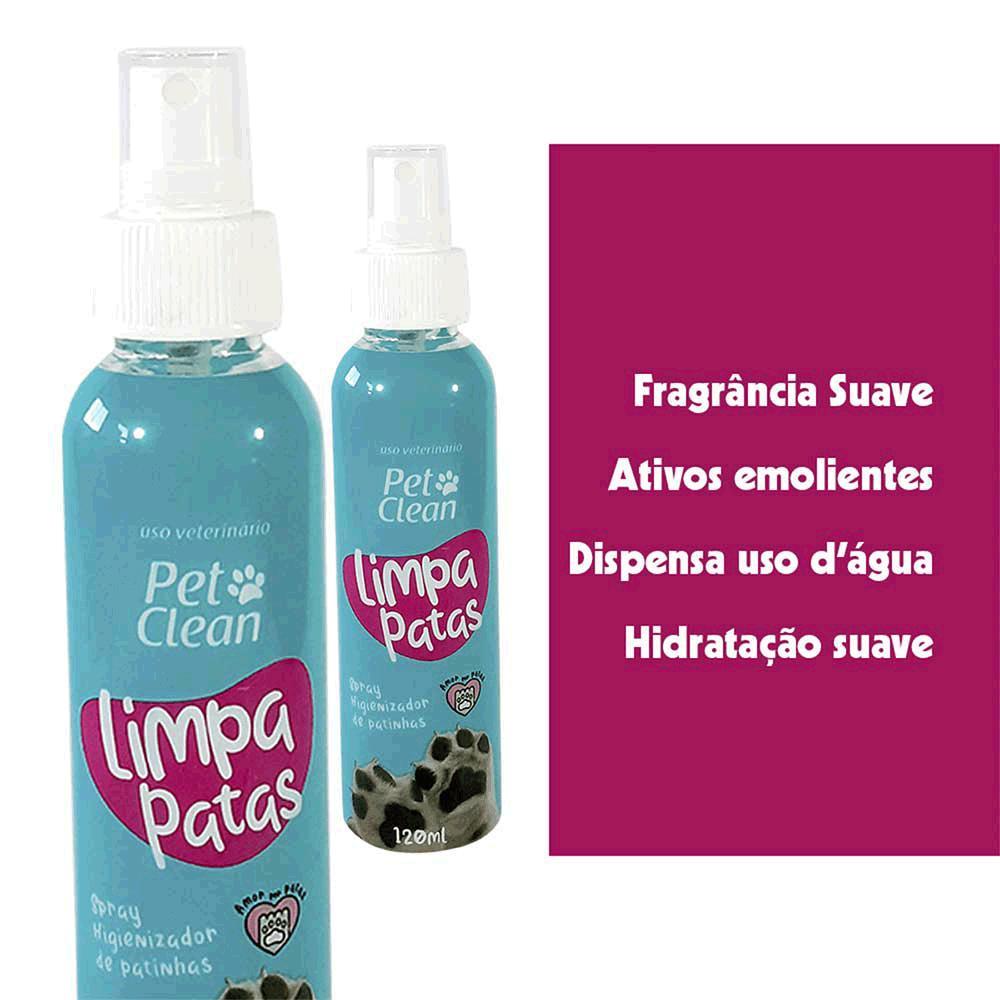 Spray Higienizador Limpa Patas Pet Clean - 5
