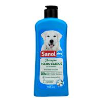 Shampoo Pelos Claros Cães e Gatos Sanol - 1